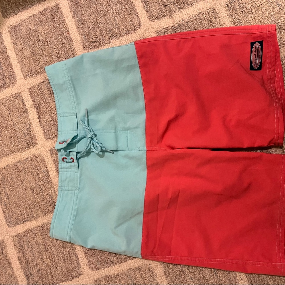 Vineyard Vines Red and Blue Hybrid Shorts